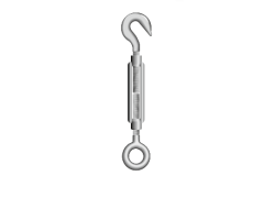 Spannschraube Haken-Auge| Type E-6354 | Ø 6mm | Schlosslänge: 110 mm