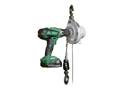 Gebuwin Akkuschrauber Seilwinde | Typ PM600 Pulley Man | WLL 600 kg | Ohne Akkuschrauber