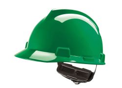 MSA V-Gard Unbelüfteter Schutzhelm | Grün