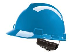 MSA V-Gard Unbelüfteter Schutzhelm | Blau