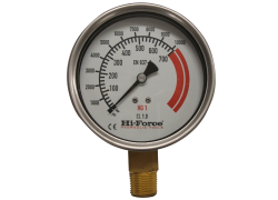 Hi-Force Manometer Typ HG-1 | °100 mm | 700 bar | Anschluss 1/2°-14NPT