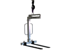 Palettengabel | Ausziehbar | Autokran | MPE | 2.500 kg | Verzinkt
