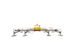 Vacuhandy Vakuumheber | Modell XL1 | Typ VH-XL400/8H | SWL 400kg | 8-Saugnäpfe Ø150mm | 230V | Plattenabmessungen 1.500 x 3.000 x 0,8mm | Handbedienung